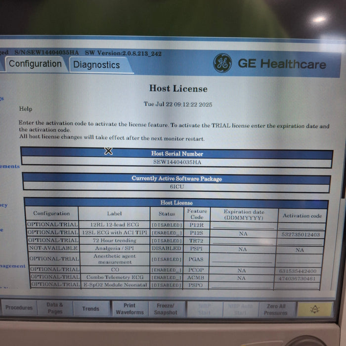 GE Healthcare GE Healthcare Carescape B650 Critical Care Patient Monitor Patient Monitors reLink Medical