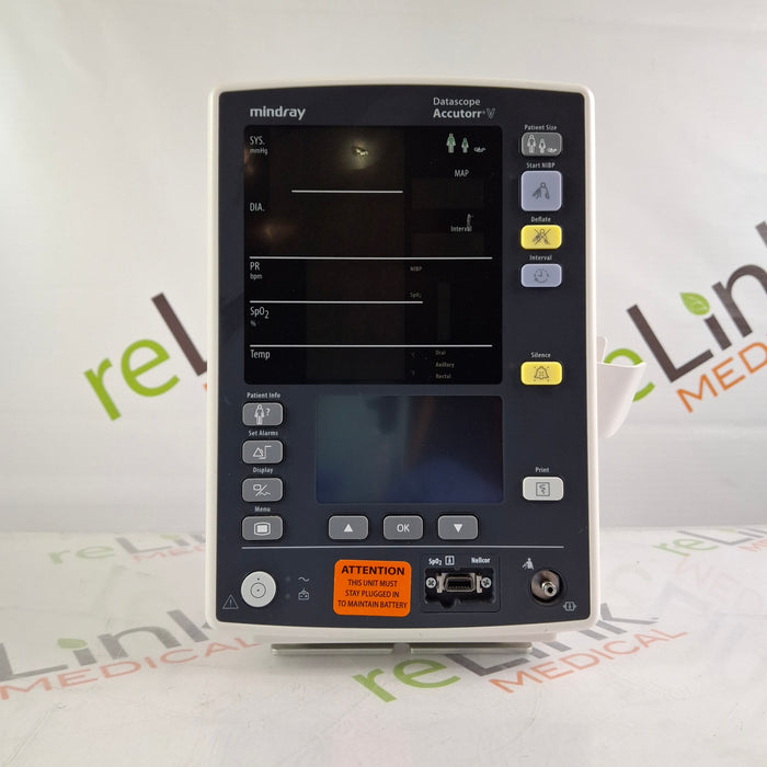 Mindray Mindray Accutorr 7 Vital Signs Monitor Patient Monitors reLink Medical