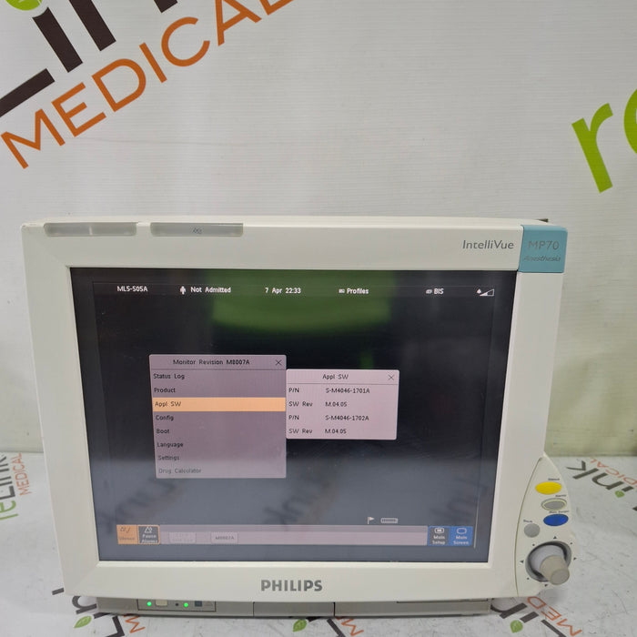 Philips Philips IntelliVue MP70 - Anesthesia Patient Monitor Patient Monitors reLink Medical