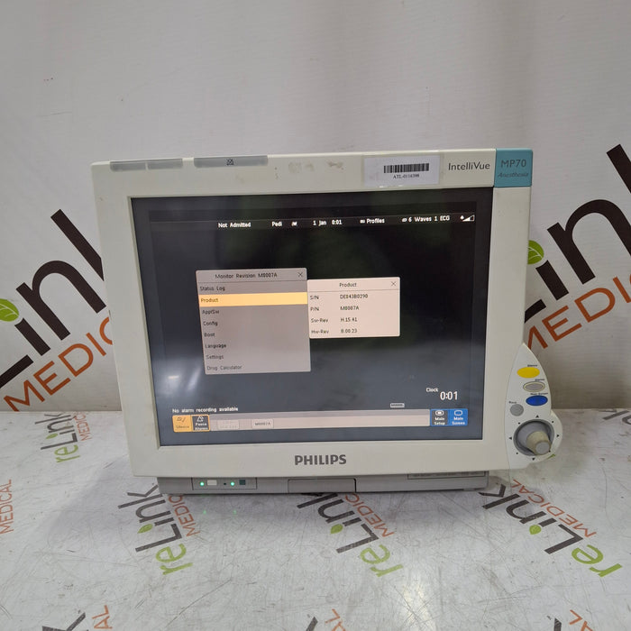Philips IntelliVue MP70 - Anesthesia Patient Monitor