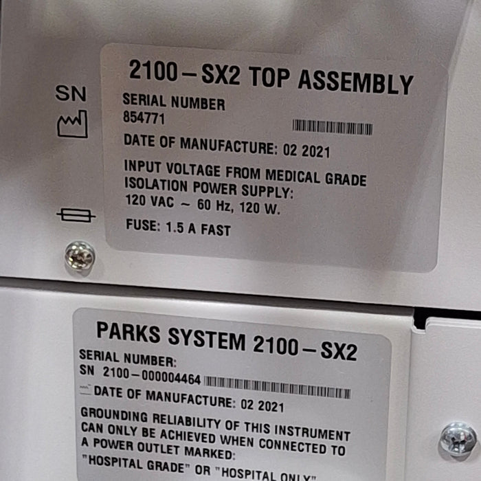 Parks Parks Flo-Lab 2100 SX-2 Vascular System Surgical Equipment reLink Medical