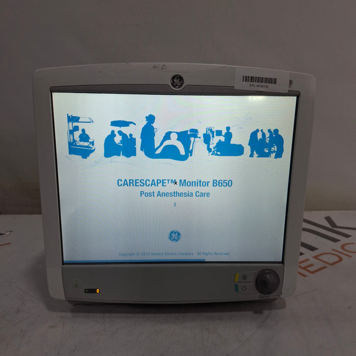 GE Healthcare GE Healthcare Carescape B650 Post Anesthesia Care Patient Monitor Patient Monitors reLink Medical
