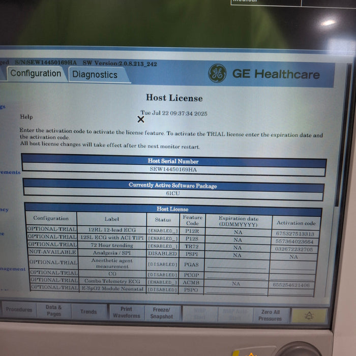 GE Healthcare GE Healthcare Carescape B650 Critical Care Patient Monitor Patient Monitors reLink Medical