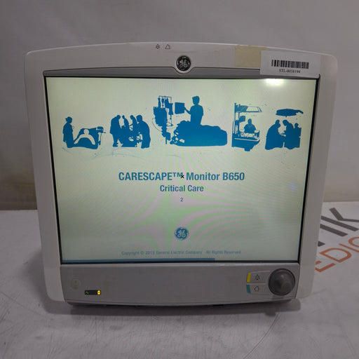 GE Healthcare GE Healthcare Carescape B650 Critical Care Patient Monitor Patient Monitors reLink Medical