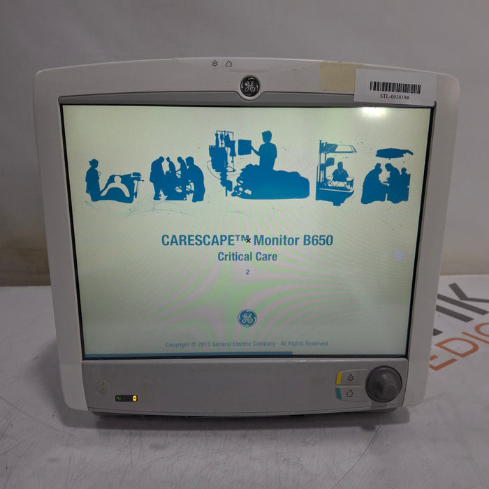 GE Healthcare GE Healthcare Carescape B650 Critical Care Patient Monitor Patient Monitors reLink Medical