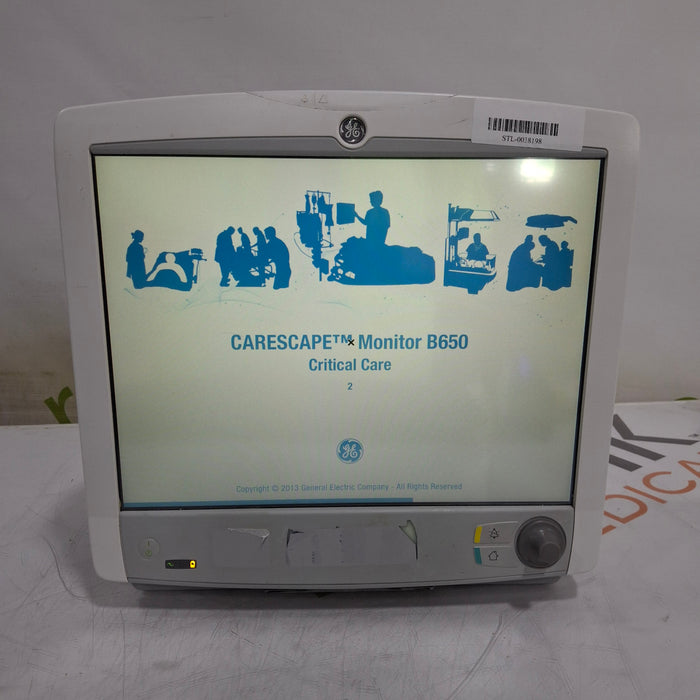 GE Healthcare GE Healthcare Carescape B650 Critical Care Patient Monitor Patient Monitors reLink Medical