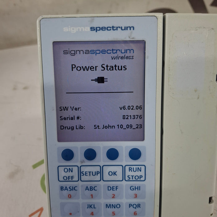Baxter Sigma Spectrum 6.02.06 without Battery Infusion Pump