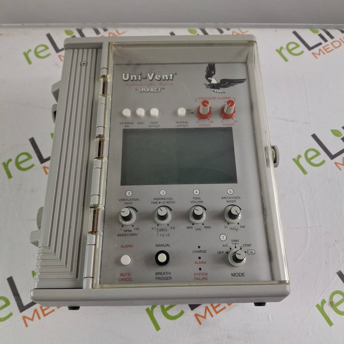Impact Instrumentation Inc. Impact Instrumentation Inc. Uni-Vent 754 Portable Ventilator Respiratory reLink Medical