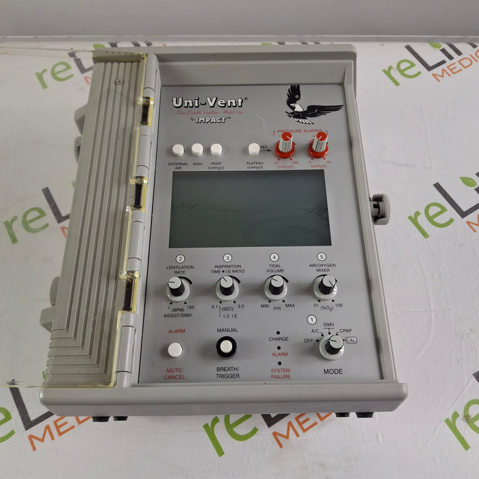 Impact Instrumentation Inc. Impact Instrumentation Inc. Uni-Vent 754 Portable Ventilator Respiratory reLink Medical