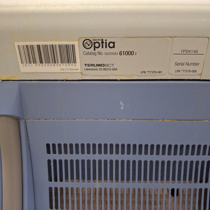 Terumo BCT Spectra Optia Apheresis System