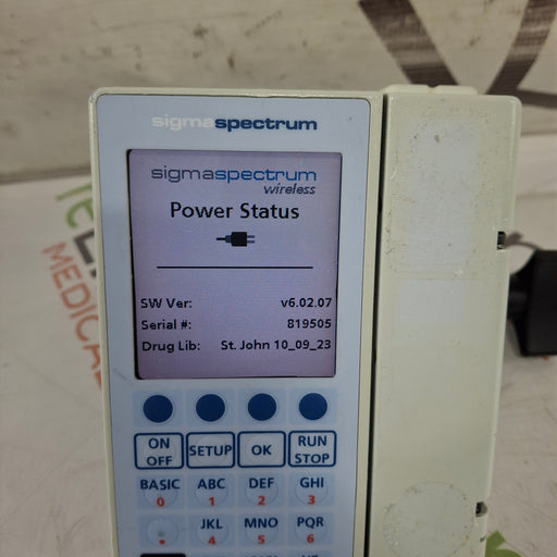 Baxter Baxter Sigma Spectrum 6.02.07 without Battery Infusion Pump Infusion Pump reLink Medical