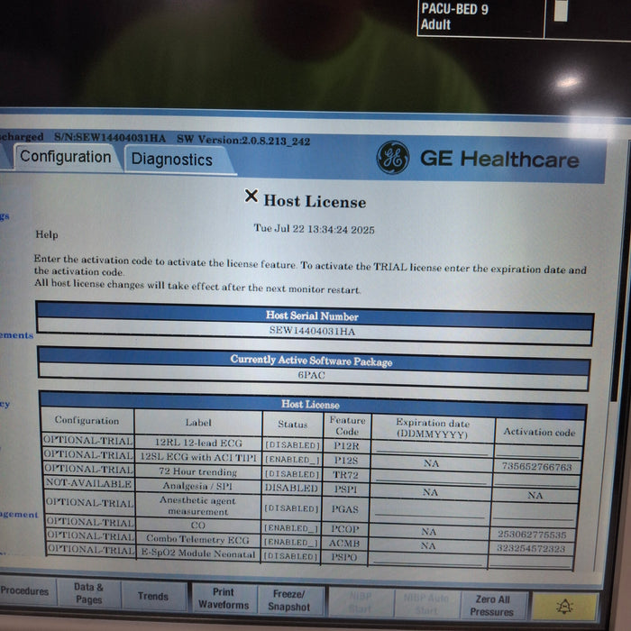 GE Healthcare GE Healthcare Carescape B650 Post Anesthesia Care Patient Monitor Patient Monitors reLink Medical