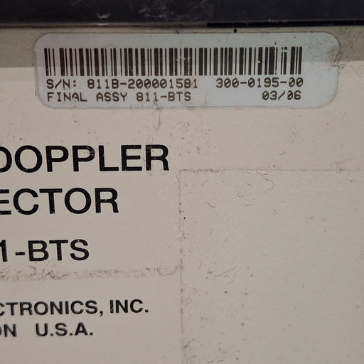 Parks Parks 811-BTS Doppler Flow Detector Surgical Equipment reLink Medical
