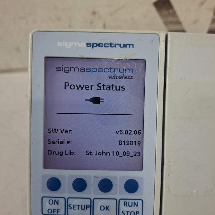 Baxter Sigma Spectrum 6.02.06 without Battery Infusion Pump