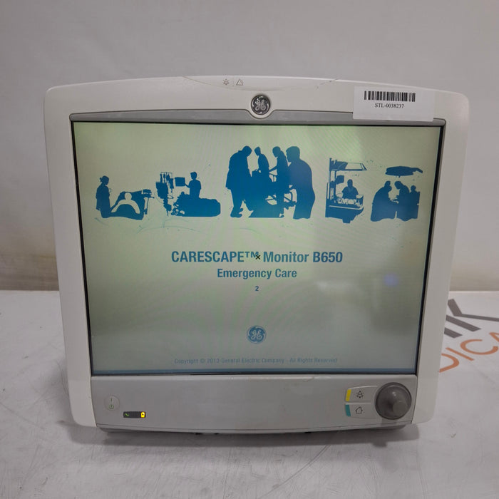 GE Healthcare GE Healthcare Carescape B650 Emergency Care Patient Monitor Patient Monitors reLink Medical