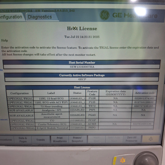 GE Healthcare GE Healthcare Carescape B650 Emergency Care Patient Monitor Patient Monitors reLink Medical