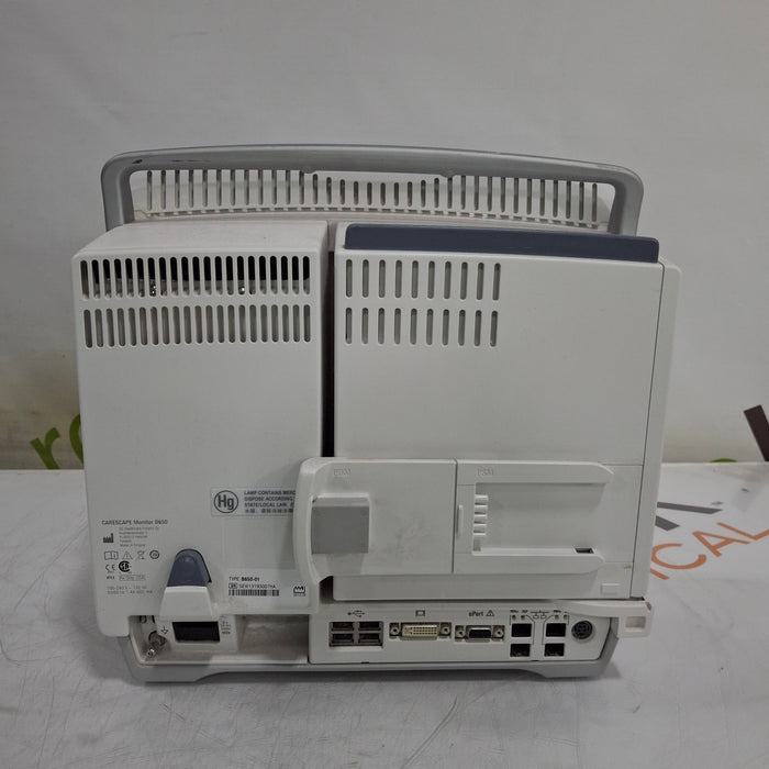 GE Healthcare GE Healthcare Carescape B650 Emergency Care Patient Monitor Patient Monitors reLink Medical