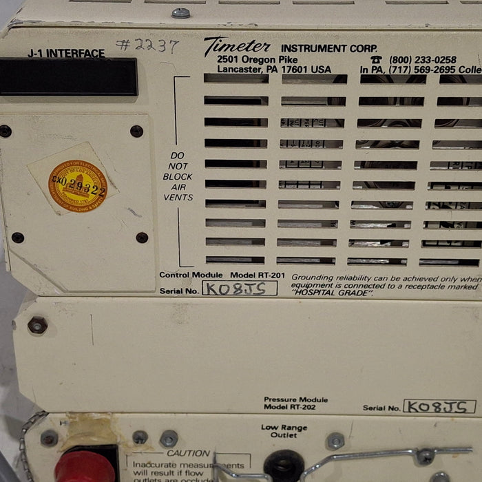 Timeter Instrument Corporation Timeter Instrument Corporation RT-200 Calibration Analyzer Cardiology reLink Medical