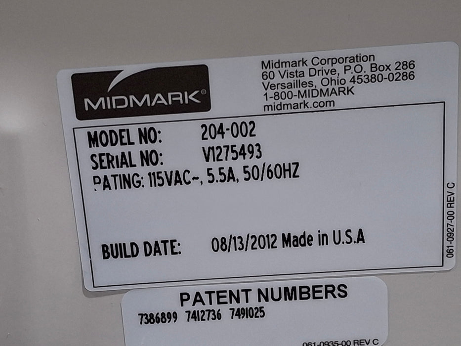 Midmark 204 Exam Table