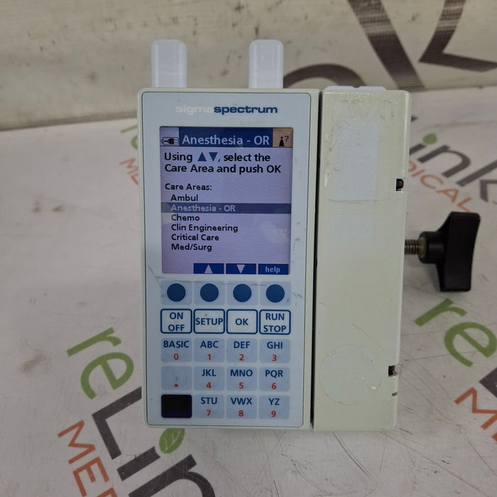 Baxter Sigma Spectrum 6.02.07 with A/B/G/N Battery Infusion Pump