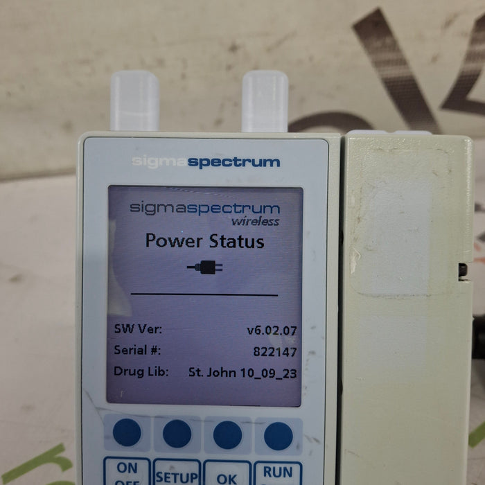 Baxter Sigma Spectrum 6.02.07 with A/B/G/N Battery Infusion Pump