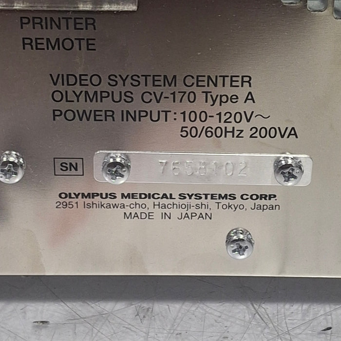 Olympus Olympus CV-170 Video Processor and LED Light Source Flexible Endoscopy reLink Medical