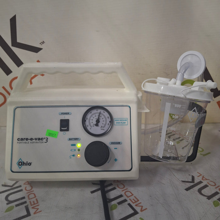 Ohio Medical Corporation Ohio Medical Corporation Care-E-Vac 3 Portable Suction System Surgical Equipment reLink Medical