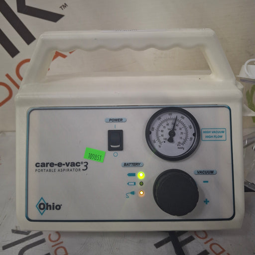Ohio Medical Corporation Ohio Medical Corporation Care-E-Vac 3 Portable Suction System Surgical Equipment reLink Medical