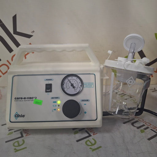 Ohio Medical Corporation Ohio Medical Corporation Care-E-Vac 3 Portable Suction System Surgical Equipment reLink Medical