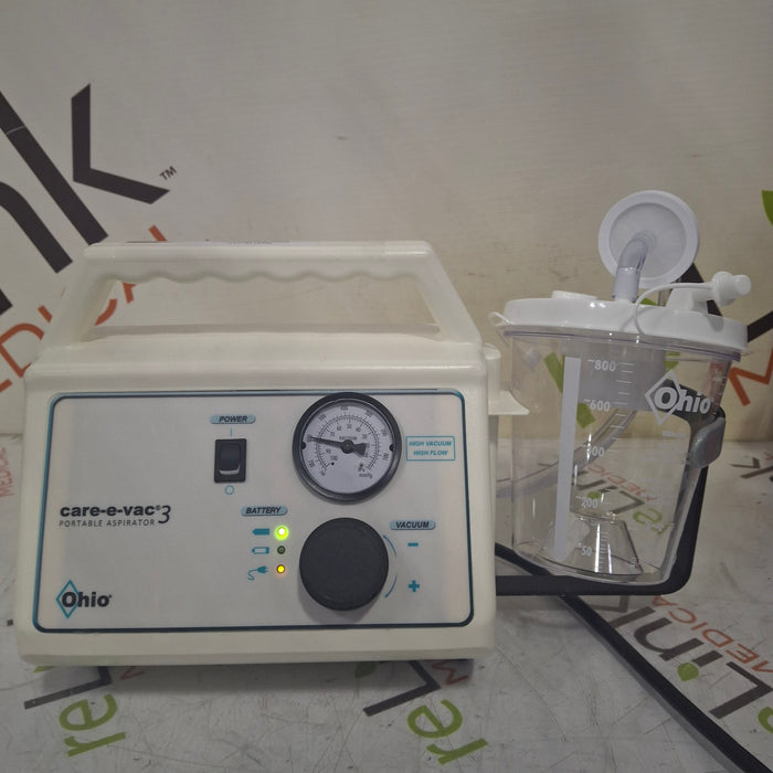 Ohio Medical Corporation Ohio Medical Corporation Care-E-Vac 3 Portable Suction System Surgical Equipment reLink Medical