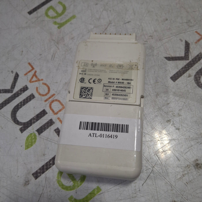 Philips Philips MX40 1.4 ECG 865350 Telemetry Transmitter Patient Monitors reLink Medical