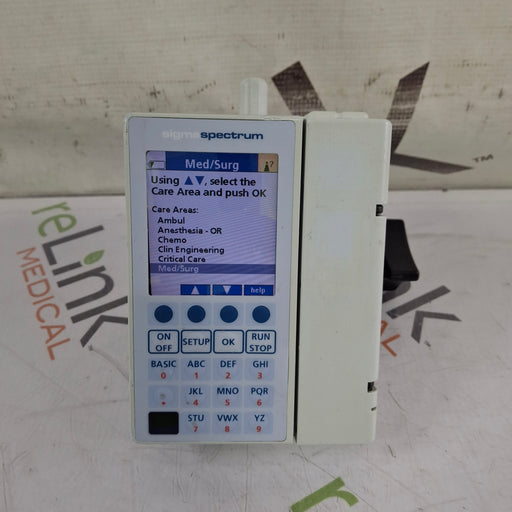 Baxter Baxter Sigma Spectrum 6.02.06 with B/G Battery Infusion Pump Infusion Pump reLink Medical