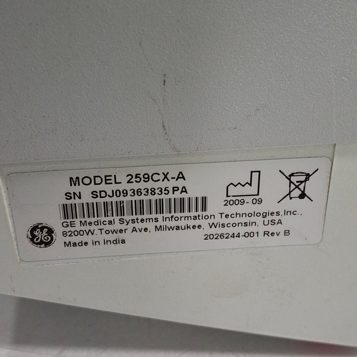GE Healthcare GE Healthcare Corometrics 250cx Series Model 259cx-a Fetal Monitor Patient Monitors reLink Medical