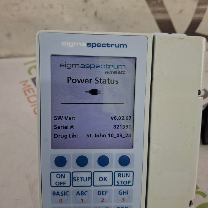 Baxter Sigma Spectrum 6.02.07 without Battery Infusion Pump