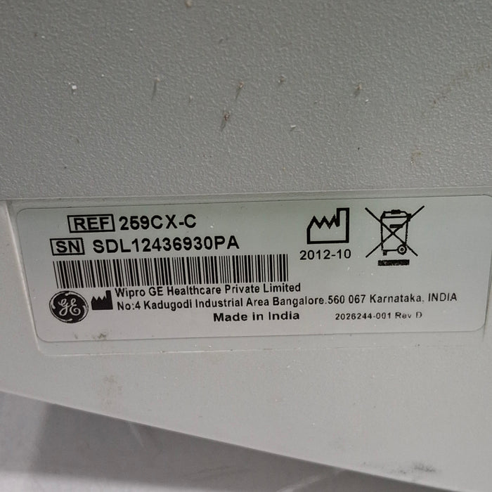 GE Healthcare Corometrics 250cx Series Model 259cx-c Fetal Monitor