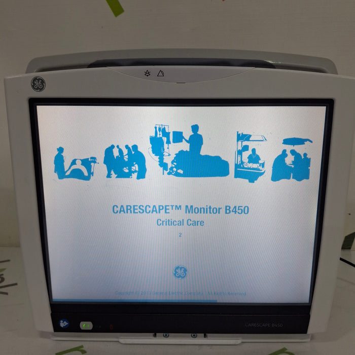 GE Healthcare Carescape B450 Critical Care Patient Monitor