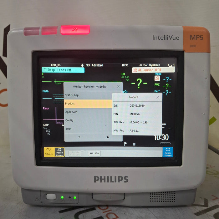 Philips Philips Intellivue MP5 - ECG, Fast SpO2, NIBP, Press, Temp Patient Monitor Patient Monitors reLink Medical