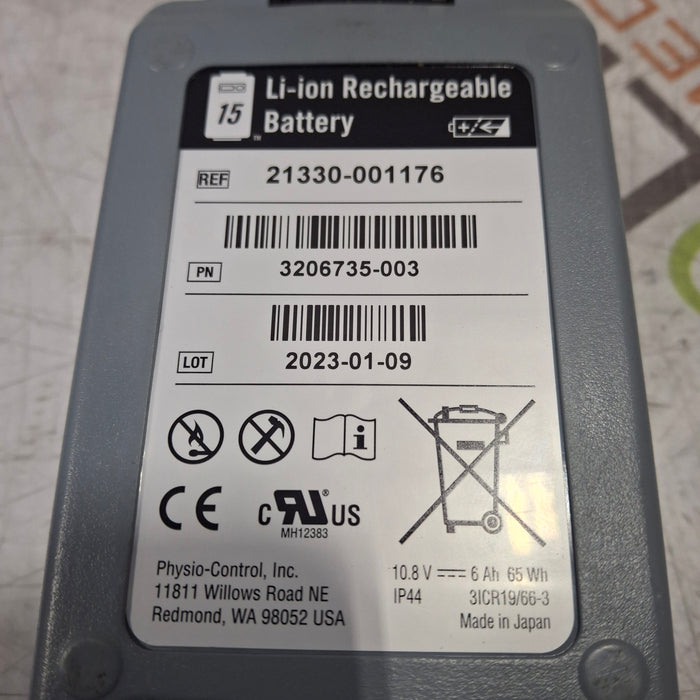 Physio-Control LifePak 15 Rechargeable Lithium Ion Battery