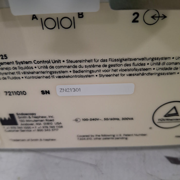 Smith & Nephew Smith & Nephew Dyonics 25 Fluid Management System Control Unit Rigid Endoscopy reLink Medical
