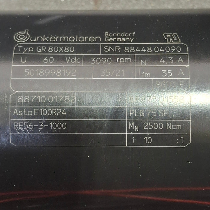 Sedecal USA 52402077 Motor Reducer