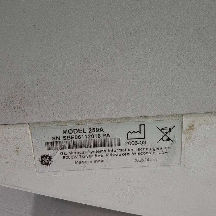 GE Healthcare GE Healthcare Corometrics 250cx Series Model 259cx Fetal Monitor Patient Monitors reLink Medical