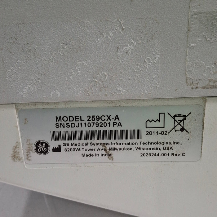 GE Healthcare GE Healthcare Corometrics 250cx Series Model 259cx-a Fetal Monitor Patient Monitors reLink Medical