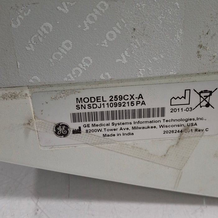 GE Healthcare GE Healthcare Corometrics 250cx Series Model 259cx-a Fetal Monitor Patient Monitors reLink Medical