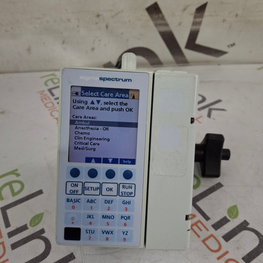 Baxter Baxter Sigma Spectrum 6.02.06 with B/G Battery Infusion Pump Infusion Pump reLink Medical