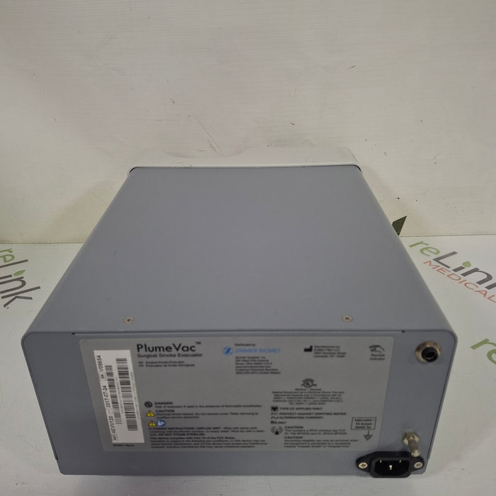 Zimmer Zimmer PlumeVac AEVV120 Surgical Smoke Evacuator Surgical Equipment reLink Medical