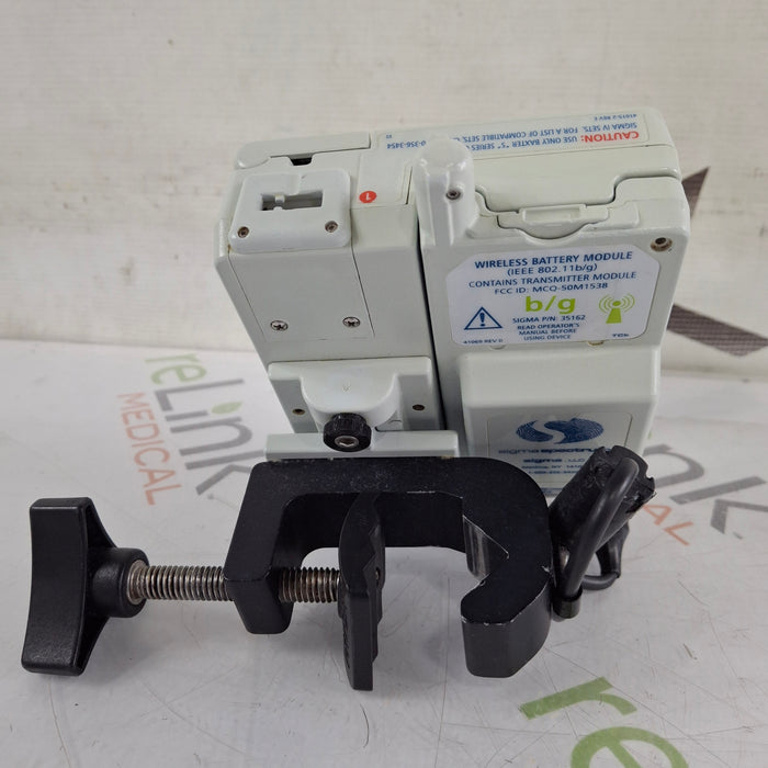Baxter Baxter Sigma Spectrum 6.02.07 with B/G Battery Infusion Pump Infusion Pump reLink Medical