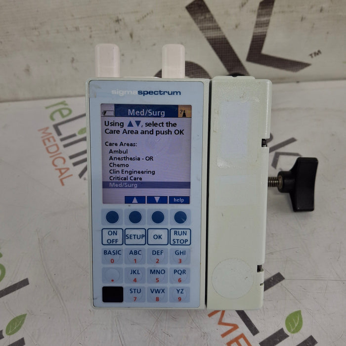 Baxter Sigma Spectrum 6.02.07 with A/B/G/N Battery Infusion Pump