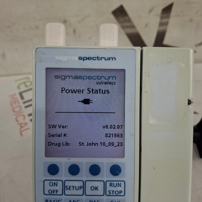 Baxter Sigma Spectrum 6.02.07 with A/B/G/N Battery Infusion Pump