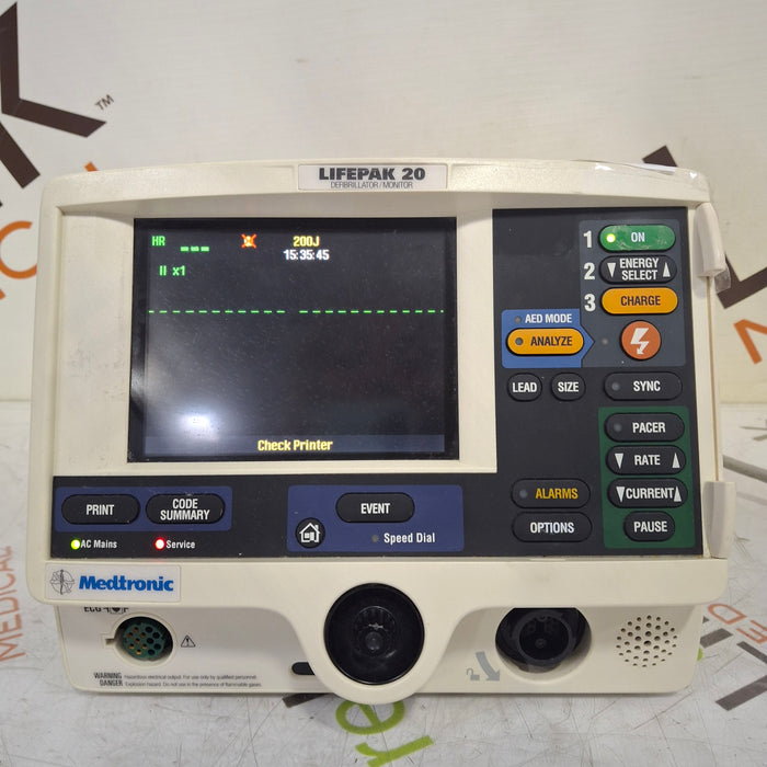Physio-Control Physio-Control LifePak 20 Defibrillator Defibrillators reLink Medical