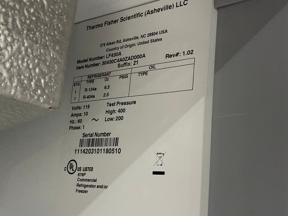 Cardinal Health Cardinal Health LF430A Laboratory Freezer Research Lab reLink Medical